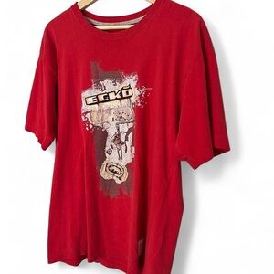 Ecko Unlimited Red Graphic Tee